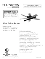 Предварительный просмотр 11 страницы Craftmade Ellington E-WOD52ABZ5C Installation Manual