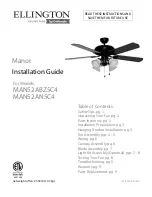 Предварительный просмотр 1 страницы Craftmade Ellington Manor Installation Manual