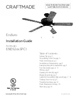 Предварительный просмотр 1 страницы Craftmade END52 Installation Manual