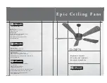 Предварительный просмотр 1 страницы Craftmade Epic DCEP70 Installation Instructions Manual