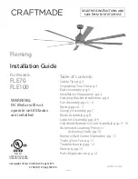 Craftmade FLE100 Installation Manual preview