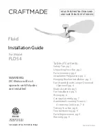 Предварительный просмотр 1 страницы Craftmade Fluid Installation Manual