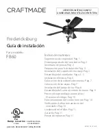 Предварительный просмотр 13 страницы Craftmade Fredricksburg FB60 Installation Manual