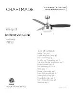 Предварительный просмотр 1 страницы Craftmade Intrepid INT52 Installation Manual