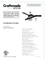 Предварительный просмотр 1 страницы Craftmade KAP54BNK3 Installation Manual