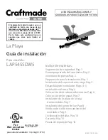 Предварительный просмотр 12 страницы Craftmade LAP54SSDW5 Installation Manual