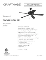 Предварительный просмотр 10 страницы Craftmade Leeward LW52 Installation Manual