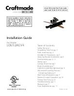 Craftmade LOU52AGV4 Installation Manual предпросмотр