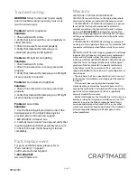 Предварительный просмотр 9 страницы Craftmade Merit MER52 Installation Manual