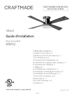 Предварительный просмотр 10 страницы Craftmade Merit MER52 Installation Manual