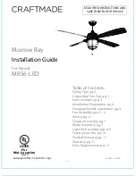 Craftmade Morrow Bay Installation Manual предпросмотр