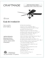 Предварительный просмотр 14 страницы Craftmade Olivier Installation Manual