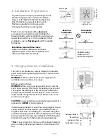 Предварительный просмотр 4 страницы Craftmade Optimum OPT52 Installation Manual