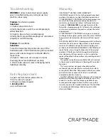 Предварительный просмотр 11 страницы Craftmade Optimum OPT52 Installation Manual