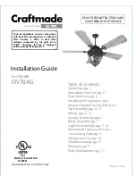 Предварительный просмотр 1 страницы Craftmade OV70AG Installation Manual