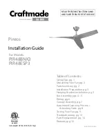 Craftmade PIR48BNK3 Installation Manual предпросмотр