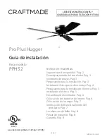 Предварительный просмотр 9 страницы Craftmade Pro Plus Hugger PPH52 Installation Manual