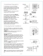 Предварительный просмотр 4 страницы Craftmade PU52OB5 Installation Manual