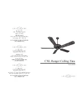 Предварительный просмотр 1 страницы Craftmade Ranger CXL52CF Instruction Manual