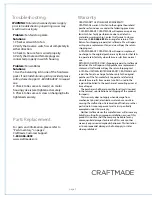 Предварительный просмотр 10 страницы Craftmade SAP62 Installation Manual