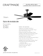 Предварительный просмотр 10 страницы Craftmade Sloan SLN52 Installation Manual