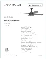 Craftmade STK52 Installation Manual предпросмотр