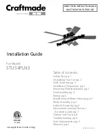 Предварительный просмотр 1 страницы Craftmade STU54PLN3 Installation Manual