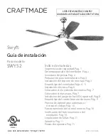 Предварительный просмотр 13 страницы Craftmade SWY52 Installation Manual