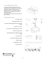 Предварительный просмотр 3 страницы Craftmade Targas TG48 Installation Manual