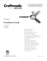 Предварительный просмотр 1 страницы Craftmade TG52 Installation Manual