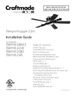 Предварительный просмотр 1 страницы Craftmade TMPH44BNK5 Installation Manual