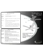 Предварительный просмотр 22 страницы Craftmade Triumph Fan TR52 Installation Instructions Manual