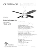 Предварительный просмотр 14 страницы Craftmade Union UN52-LED Installation Manual