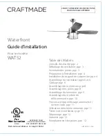 Предварительный просмотр 13 страницы Craftmade Waterfront WAT52 Installation Manual