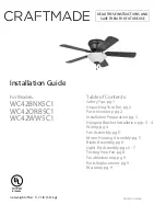 Предварительный просмотр 1 страницы Craftmade WC42BNK5C1 Installation Manual