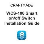 Preview for 1 page of Craftmade WCS-100 Installation Manual