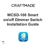 Craftmade WCSD-100 Installation Manual preview