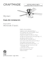 Предварительный просмотр 10 страницы Craftmade Wyman WC42-3 Installation Manual