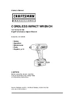 Craftsman - 1/2" AIR IMPACT WRENCH 919983 Owner'S Manual preview