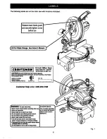 Preview for 8 page of Craftsman 10 IN. COMPOUND MITER SAW 315.23538 Owner'S Manual