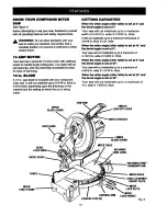 Preview for 10 page of Craftsman 10 IN. COMPOUND MITER SAW 315.23538 Owner'S Manual