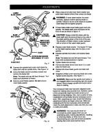 Preview for 14 page of Craftsman 10 IN. COMPOUND MITER SAW 315.23538 Owner'S Manual