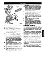 Preview for 21 page of Craftsman 10 IN. COMPOUND MITER SAW 315.23538 Owner'S Manual