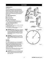 Preview for 15 page of Craftsman 10 IN. TABLE SAW 315.22811 Owner'S Manual