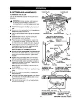 Preview for 23 page of Craftsman 10 IN. TABLE SAW 315.22811 Owner'S Manual