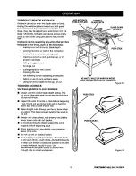 Preview for 25 page of Craftsman 10 IN. TABLE SAW 315.22811 Owner'S Manual