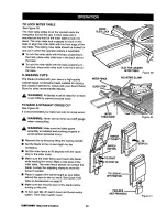 Preview for 28 page of Craftsman 10 IN. TABLE SAW 315.22811 Owner'S Manual