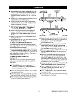 Preview for 31 page of Craftsman 10 IN. TABLE SAW 315.22811 Owner'S Manual