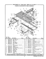 Preview for 49 page of Craftsman 10 IN. TABLE SAW 315.22811 Owner'S Manual