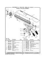 Preview for 50 page of Craftsman 10 IN. TABLE SAW 315.22811 Owner'S Manual